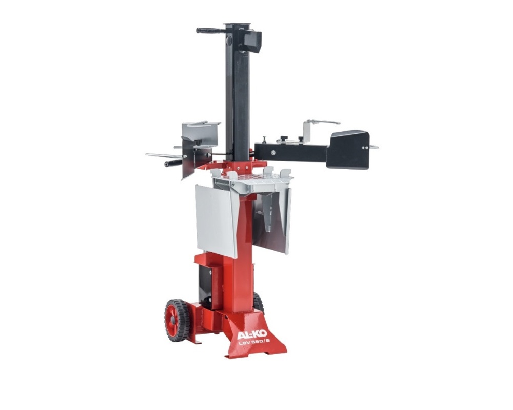 Мощность двигателя 2700 Вт / 230 В. Вертикальный тип. Рабочее давление - 6 тонн. Максимальная длина полена 103 см.